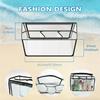 1/2/3Pcs Clear Beach Bag Trendy Organizer Waterproof Insert Divider Pouch PVC Transparent Storage Ladies Tote Accessories