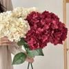 Multi-head Simulation Hydrangea Bouquet DIY Floral Arrangement Latex Hydrangea Big Head Artificial Flower Bouquet Home