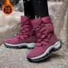 Fashion Women Snow Boots Platform Winter Boots Thick Plush Heels Waterproof Non-slip Boots Fashion Winter Shoes Warm Fur Botas Mujer
