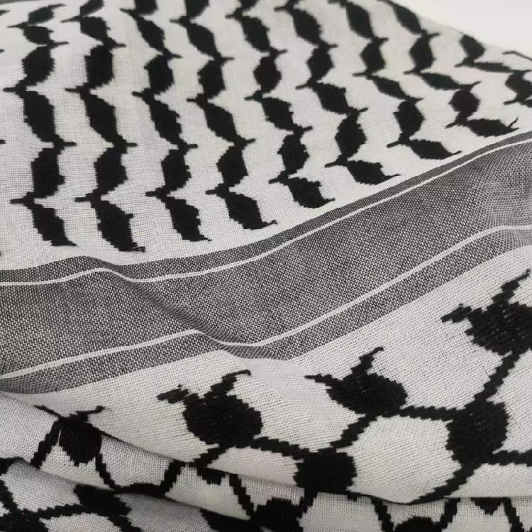 Multi Purpose Jacquard Pattern Kerchief Teens Keffiyeh Headscarf Religious Scarf