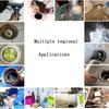 10pcs Disposable Shower Drain Hair Catcher Cover Bathroom Sewer Sink Drain Hair Strainer Stopper Bathtubs Mesh Filter Sticker