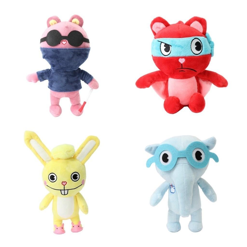 Adorable Flippy Plush Toy Ultra-soft Short Plush Military Bear Happy Tree Friends