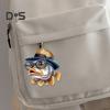 1/6Pcs Automobile Pendants Decorative Cartoon Fish Design with Lanyard Easy to Hang Rearview Mirror Hanging Ornaments