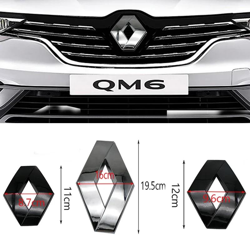 Hub Caps For Renault Megane Clio Kadjar Arkana Captur Twingo Talisman RS Car Hood Front Grill Rear Trunk Badge Emblem Stickers A