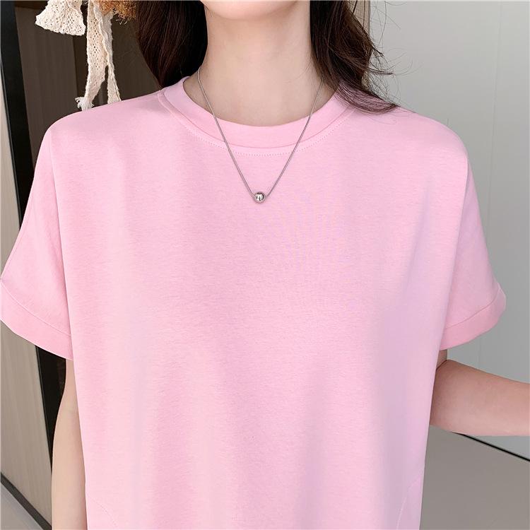 2024 Spring/Summer Plus Size Women's Embroidered Loose Cotton Dress