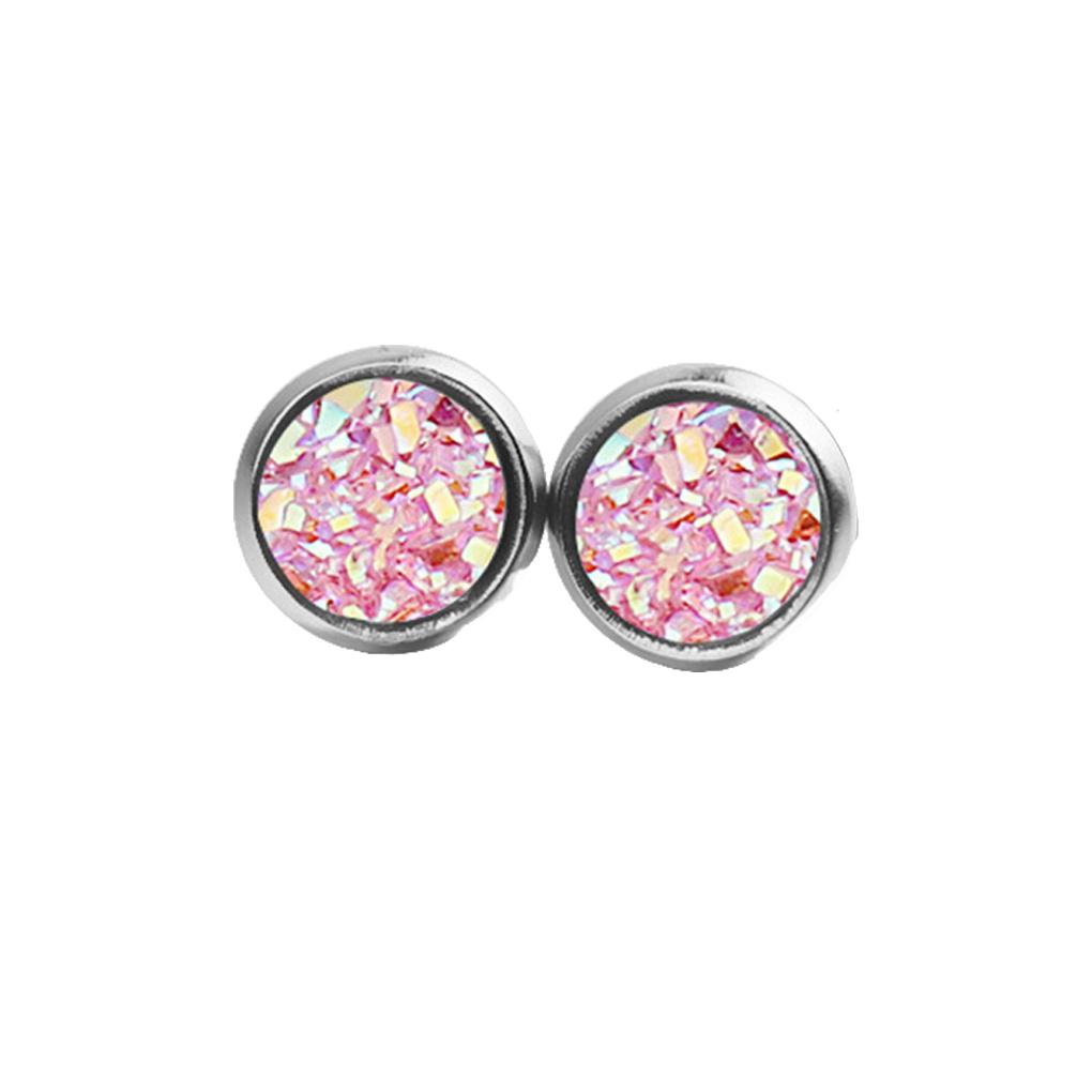 1 Pair Earrings Simple Fashionable Eye-catching Eardrops Fine Electroplating Ear Studs Gorgeous Gift Girls Birthday Party