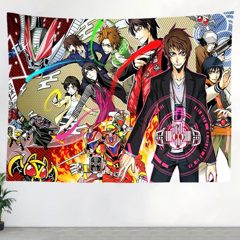 Fake Rider hanging clothspecial photography anime decorationstudent dormitory hanging blanketwall clothbirthday bedroom wall clothbackground cloth