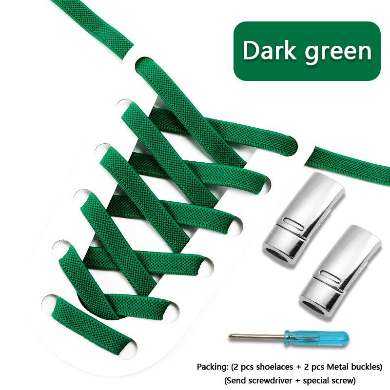 Flats Elastic Laces for Sports Tennis Magnetic Lock Shoelace Without Tying 8mm Thick Men No Tie Shoe Laces Shoes Accessories