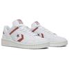 Converse Weapon fashionable versatile non-slip wear-resistant breathable low-top skate shoes unisex white