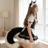 Foxes Wolf Ears Headband Faux Furs Tail Halloween Cosplay Party Costume Accessories Gumiho Costume for Women Men Gifts