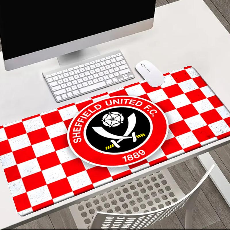 Sheffield Team Crest   Mouse Pad Office Desk Mat, Gaming Mouse Pad Mousepad, Keyboard pad,Heavy-Duty Non-Slip Rubber Backing, Gift