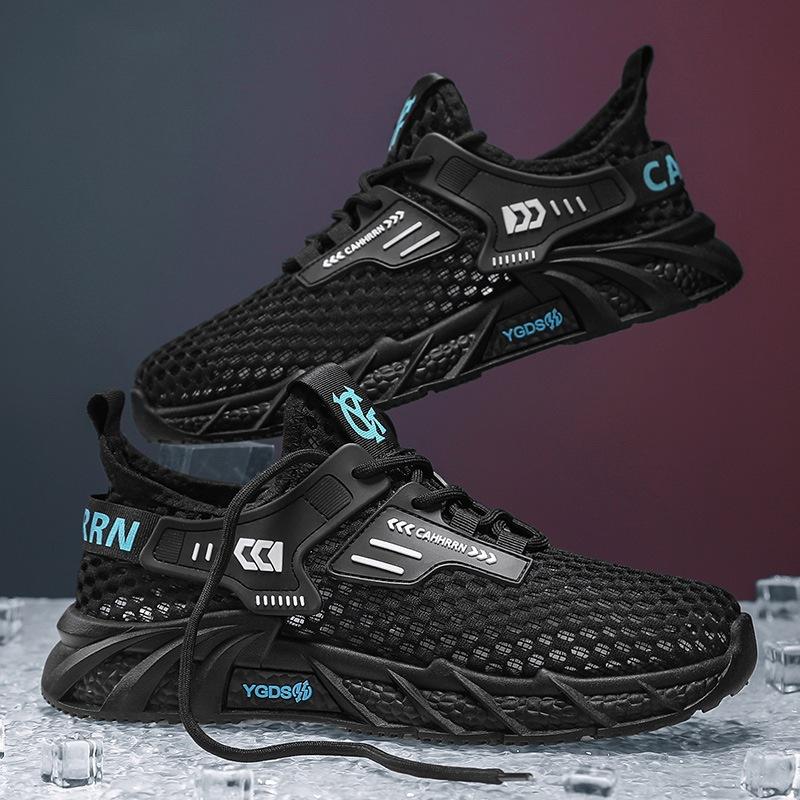 

Mesh breathable men s shoes summer hollowed out leisure sports tide shoes student wading stream shoes men 39