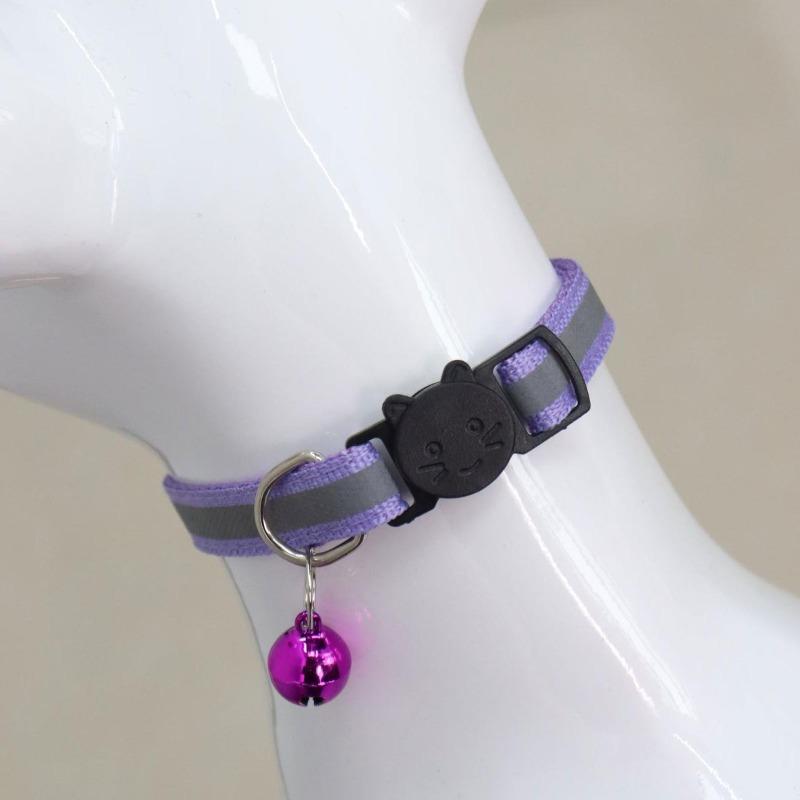 Kitten Collars, Pet Accessories, Cat Necklaces, Cat Bells, Cat Neck Rings, Dog Ornaments, Anti-strangle Dog Collars with Bells
