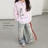 LUSON Mädchen gestreiftes Langarmshirt