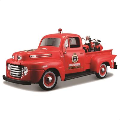 Maisto Scale and Ford 1948 Plus a 1936 EL Knucklehead Motorcycle Diecast These Are Miniature Car 1/24 Harley-Davidson F-1 Pickup, Model. Off-road