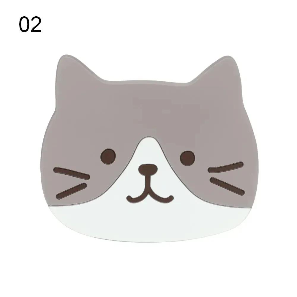 New Cute Cat Cup Coasters, Reusable Silicone Drink Coasters Non Slip, Washable Heat Resistant Glass Cup Rubber Pad Mat Novelty
