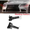 85208-50110/85207-50110, Headlight Headlamp Washer Nozzle Jet Sprayer, 2013-2017 Compatible with Lexus LS460 LS460L - Front Right Passenger Side