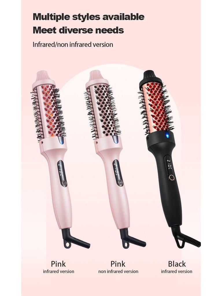 Infrared Hair Straightening & Curling Comb with Auto Power-Off for Short Hair
