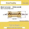 Brass Shaft Coupling Connector for Transmission (2-5mm)