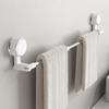 Suction cup towel bar non-punching retractable bathroom kitchen wall hanging rotatable towel rack slipper rack bath towel hanger