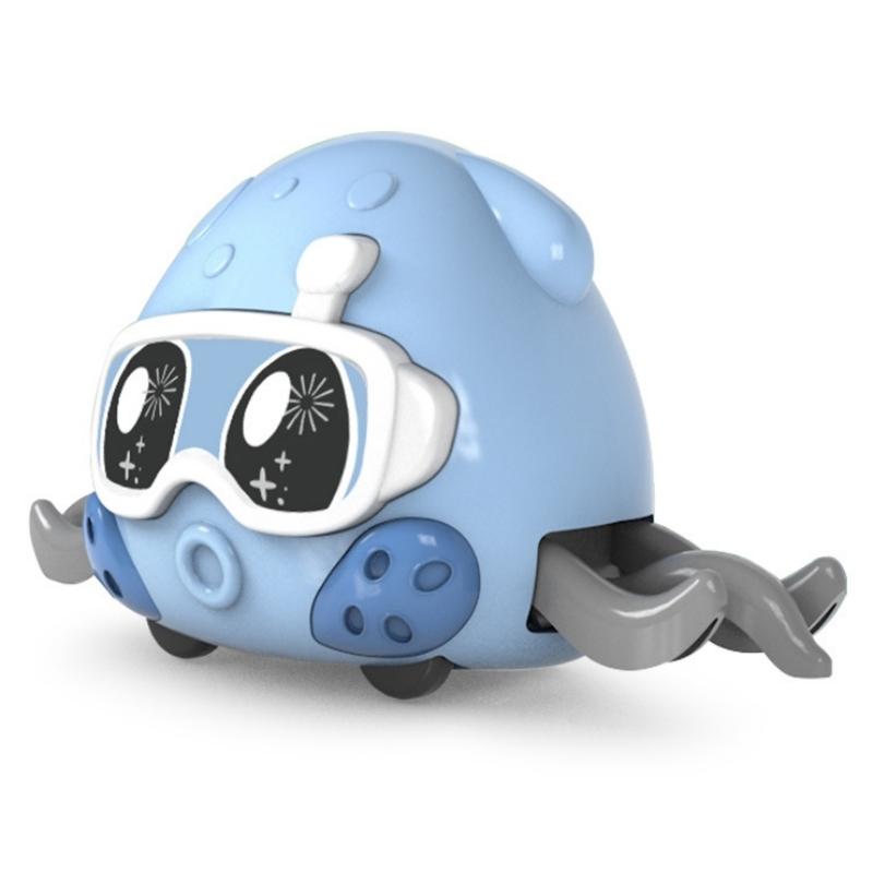 Kinder Spaß Doppelte Rückstellkraft Links und Rechts Schütteln Simulation Krabbe Spielzeug Baby Laufen Blasen Simulation Krabbe Krabbe Krabbeln