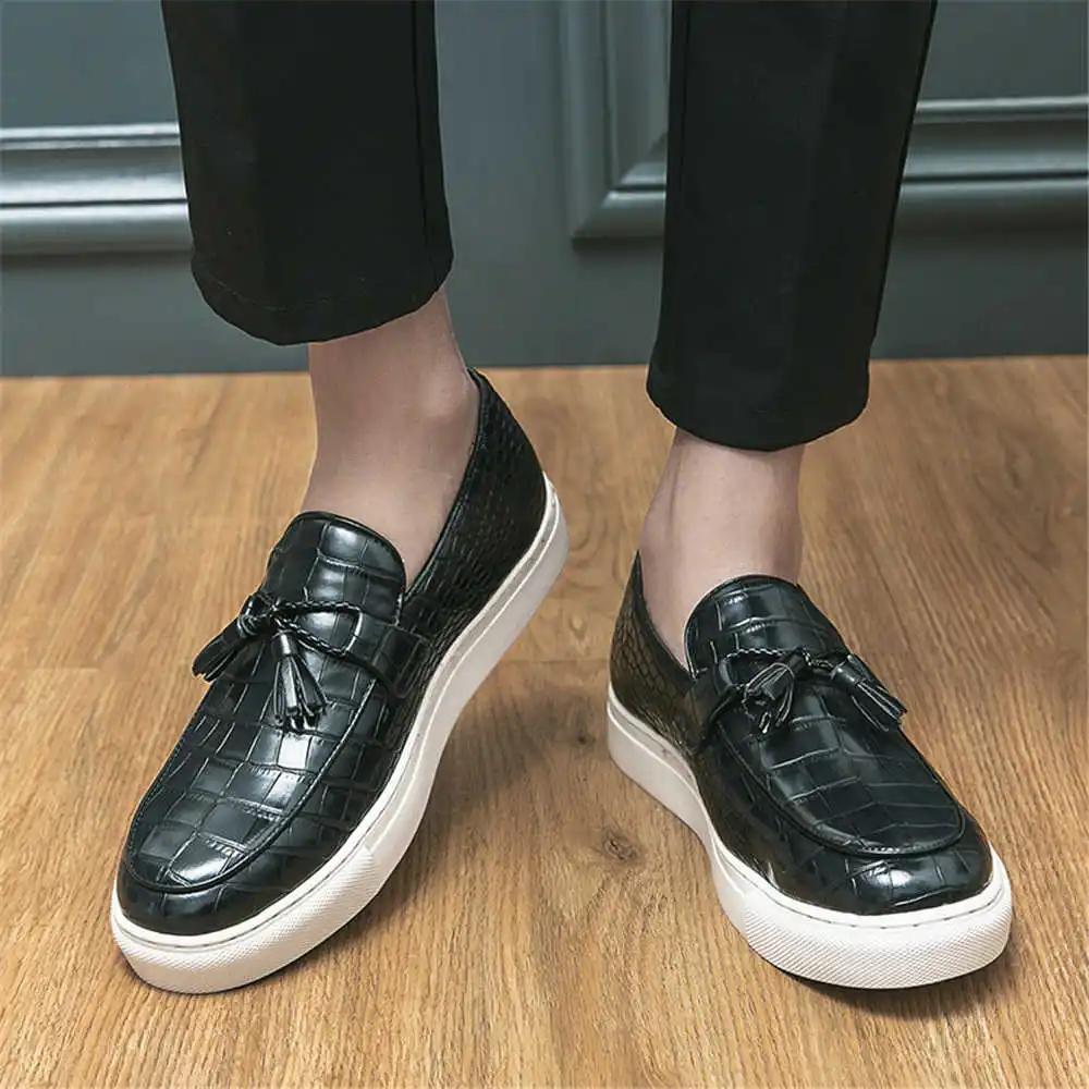 Fashion Round Nose Gents Boty For Man Casual Big Size Sneakers Shoes Size 43 Sports Racing Sapatos Shoose Joggings Wide Foot