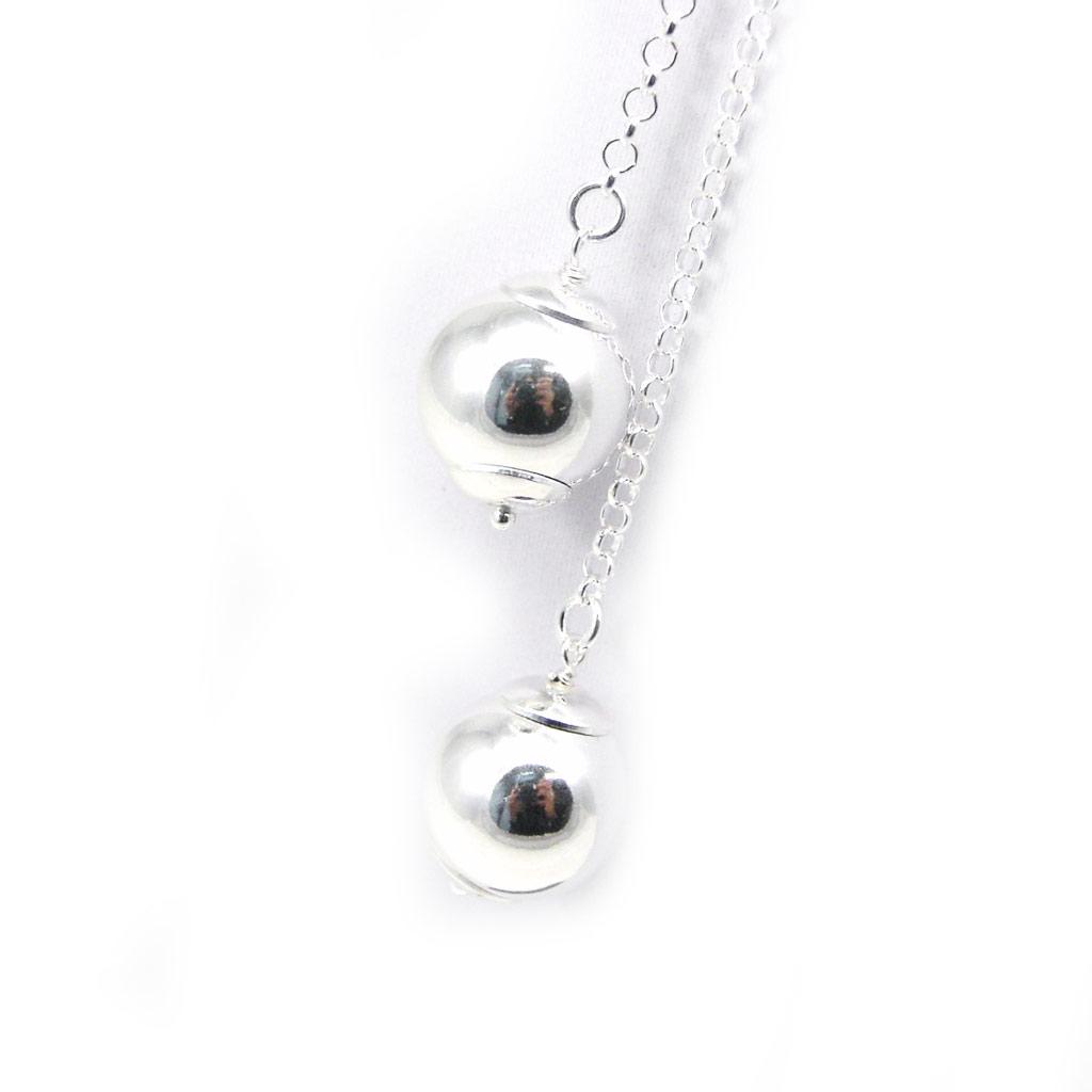 Les Trésors De Lily [G2540] - Silver Necklace 'Choreography'