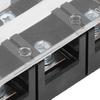 Terminal Block 2 Row Electric Wire Barrier Screw Strip for Power Supply with Cover AC600V 100A