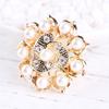 Fashion Hundred with Pearl Brooch Women's Popular Pins Exquisite Ethnic Style Hypoallergenic Affordable Luxury Enamel Brooch Long-Lasting Color Gift