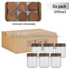 Large Glass Storage Jar with Bamboo Lid, Cereal & Yogurt Container, Sealed Oatmeal Cup
