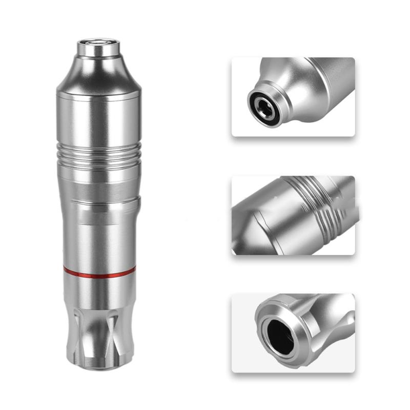 

2024 НОВАЯ тату-машинка из цинкового сплава с двойным кольцом, шестиугольная длинная ручка, тату-оборудование
