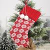 Thickened Christmas Socks Candy Bag Santa Claus Elk Snowflake Christmas Tree Decorations  Kids