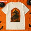 Skull Biker Motorcycle Motorbike T Shirt Printed Grim Reaper 100% Cotton Tee Top