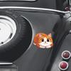 Cartoon Cute Little Fat Cat Glass Car Beautification Decoration Stickers