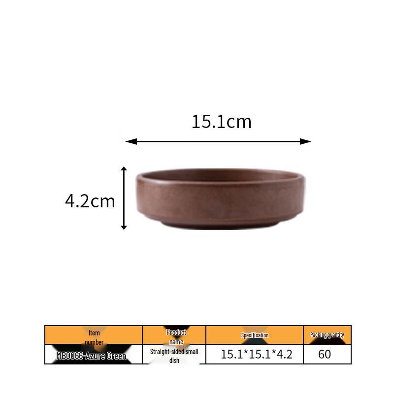 ZISIZ Chinese Style 3-Compartment Melamine Dumpling Plate Set