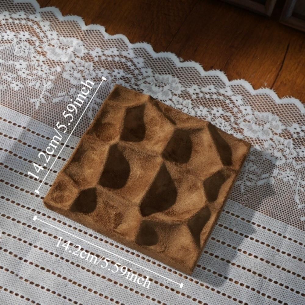 Cloth Ring Earrings Display Plate Light Luxury Jewelry Shop Counter Accessory Women