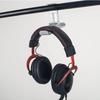 Aluminum Zinc Zinc Alloy Earphone Bracket Hanger Double Hook Headset Rack Holder  For Under Desk