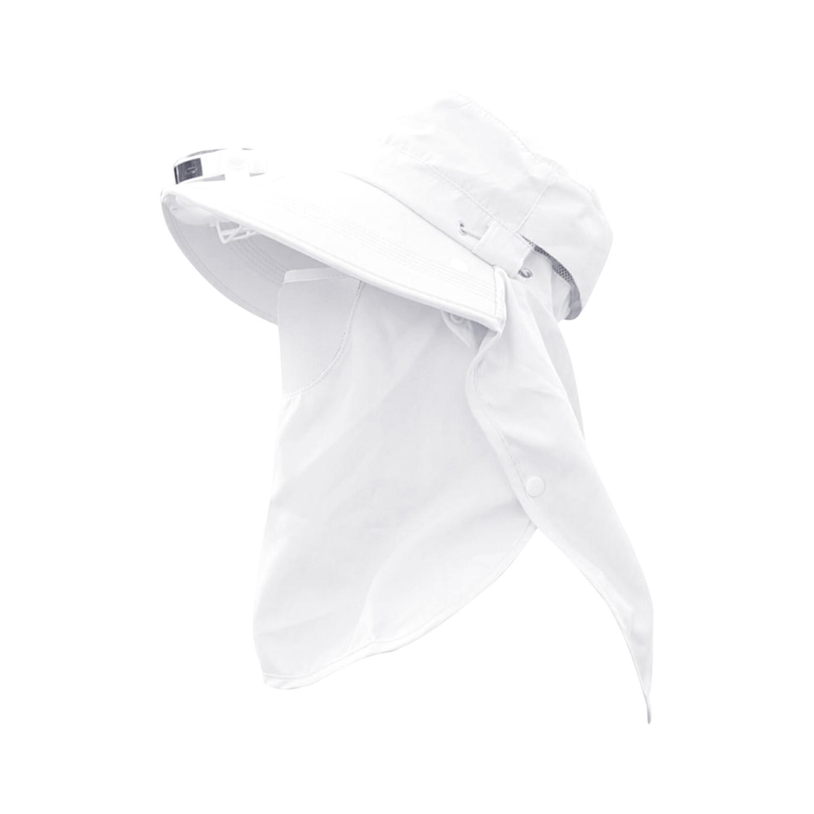 

Solar-Powered Fan Hat — Portable Cap With Built-in Fan | Summer Outdoor UV Headwear | Hands-Free Sun Gear For Gardening & Hiking One Size белый