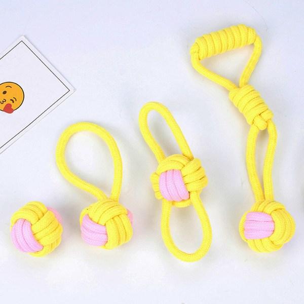 Dingdong Pet Pet Star Doll Thread Toy 8-piece Set, Mixed Colors, 1 Set