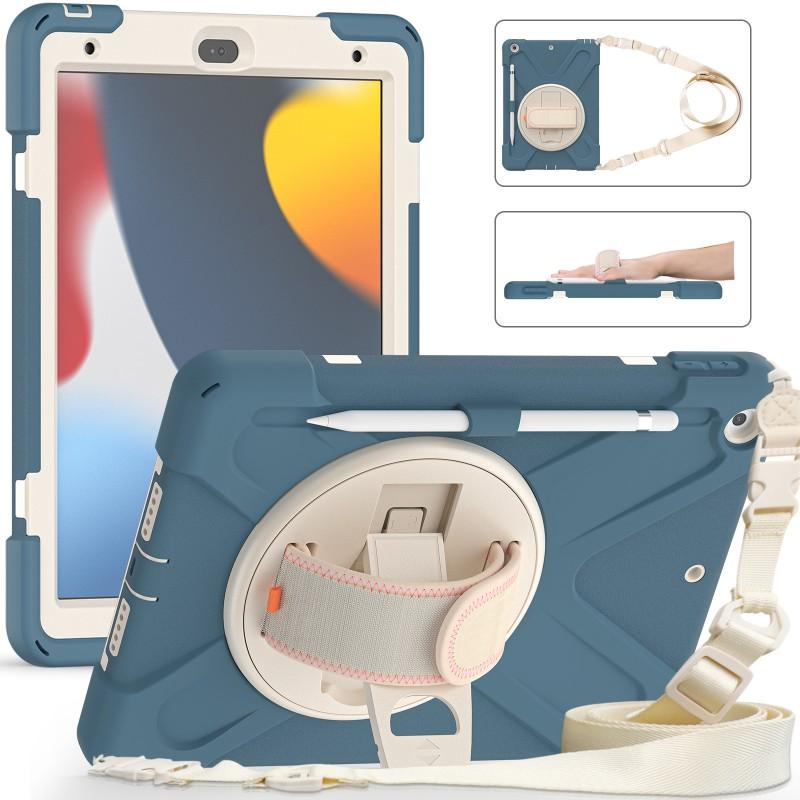 10.2 Inch IPad Air 10th Gen Silicone Case With Full Coverage Kickstand Shockproof Anti-Fingerprint Multiple Colors