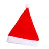 Kurze Plüsch-Nikolausmütze Atmungsaktiv Sicher Unisex Feiertagsaccessoire Kopfbedeckung Für Festival Weihnachten Familientreffen