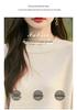 Women's Loose Fit Speckled Yarn Pullover Sweater - Heather Round Neck Knit for Autumn/Winter