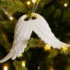 Charms Wooden Snow Foam Elegant Christmas Tree Decoration Party Supplies Ornaments Hanging Pendants