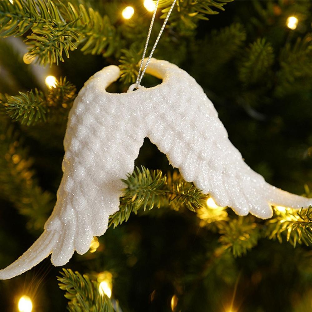 Charms Wooden Snow Foam Elegant Christmas Tree Decoration Party Supplies Ornaments Hanging Pendants