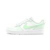 Court Borough 2 Spring Milk Green Leather Cushioning Abrasion Resistant Slip Resistant Low Top Skateboard Shoes BQ5448-100(Team1855 )
