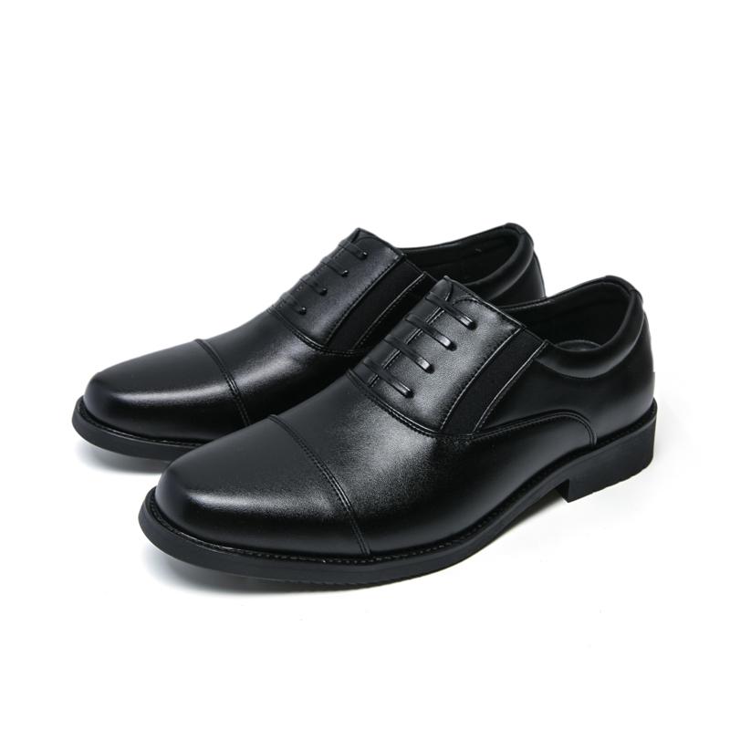 

Classic Pointy Men s Business Shoes Comfy Male Derby Footwear Wedding Formal Oxfords Shoes Business Casual Office Shoes for Men 46 чёрный