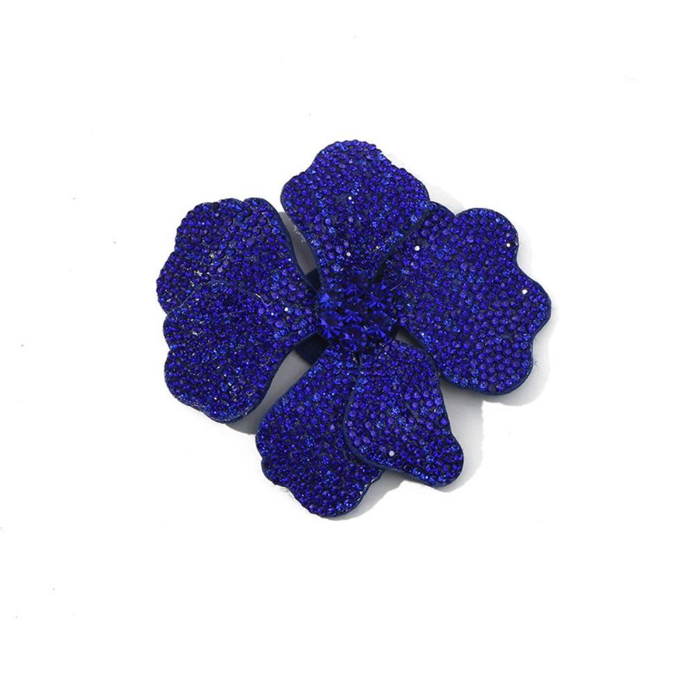5PCS Rhinestone DIY 3D Flower Decoration Embellishment DIY Craft Shoe Toe Buckle Versatile DIY Dress Decoration Shoe Decoration