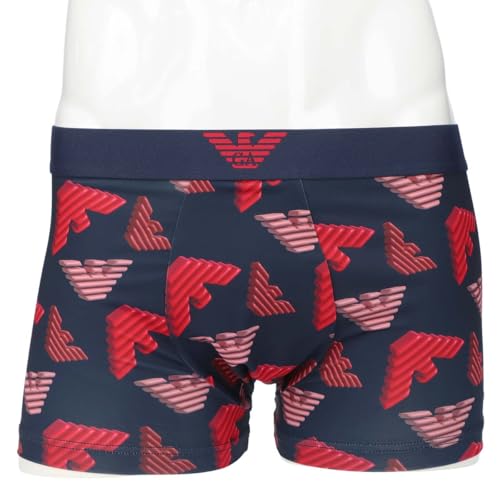 Emporio Armani ALL OVER MICROFIBER Boxer Shorts, Men's, Sizes S/M/L, Front Closure, EU Sizes, 54059972, Brown