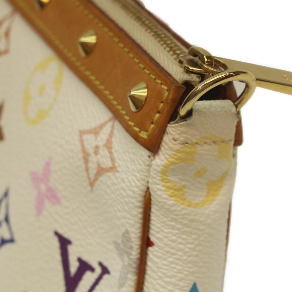 Louis Vuitton M92649 Pochette Accessoire Monogramme Multicolore Marron Sac à Main BronOccasion