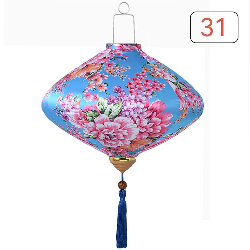 

Шелковый фонарь в китайском стиле 12/14 дюймов Древний дворцовый фонарь Вьетнамский традиционный весенний фестиваль середины осени подвесной декор для вечеринки 12 inch